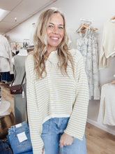 Walking on Sunshine Color Stripe Button Front Cardigan - Banana/White