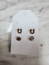 Western 2 Pair Earring Stud Pack
