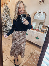 Wild Side Animal Print Midi Skirt