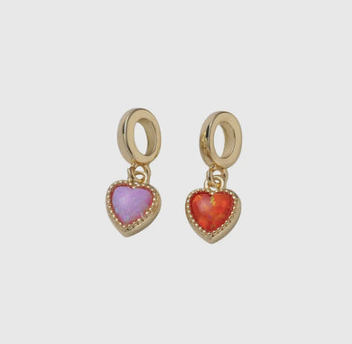 Mini Pink Heart Charm Bar