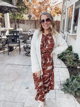 Countless Compliments Brown Abstract Dress