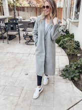 Goal Getter Two Button Dress Jacket - Grey