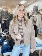 Crosswind Quilted Cropped Jacket - Mocha