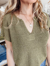Olive Grove Knit Top