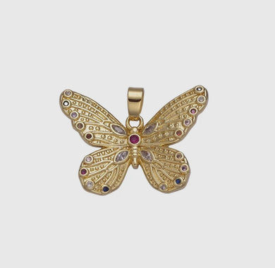 Multi Color Butterfly Charm Bar