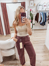 Maple High Rise Cuffed Barrel Denim Jeans