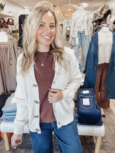 Alpine Lodge Camp Jacquard Toggle Button Knit Cardigan - Cream