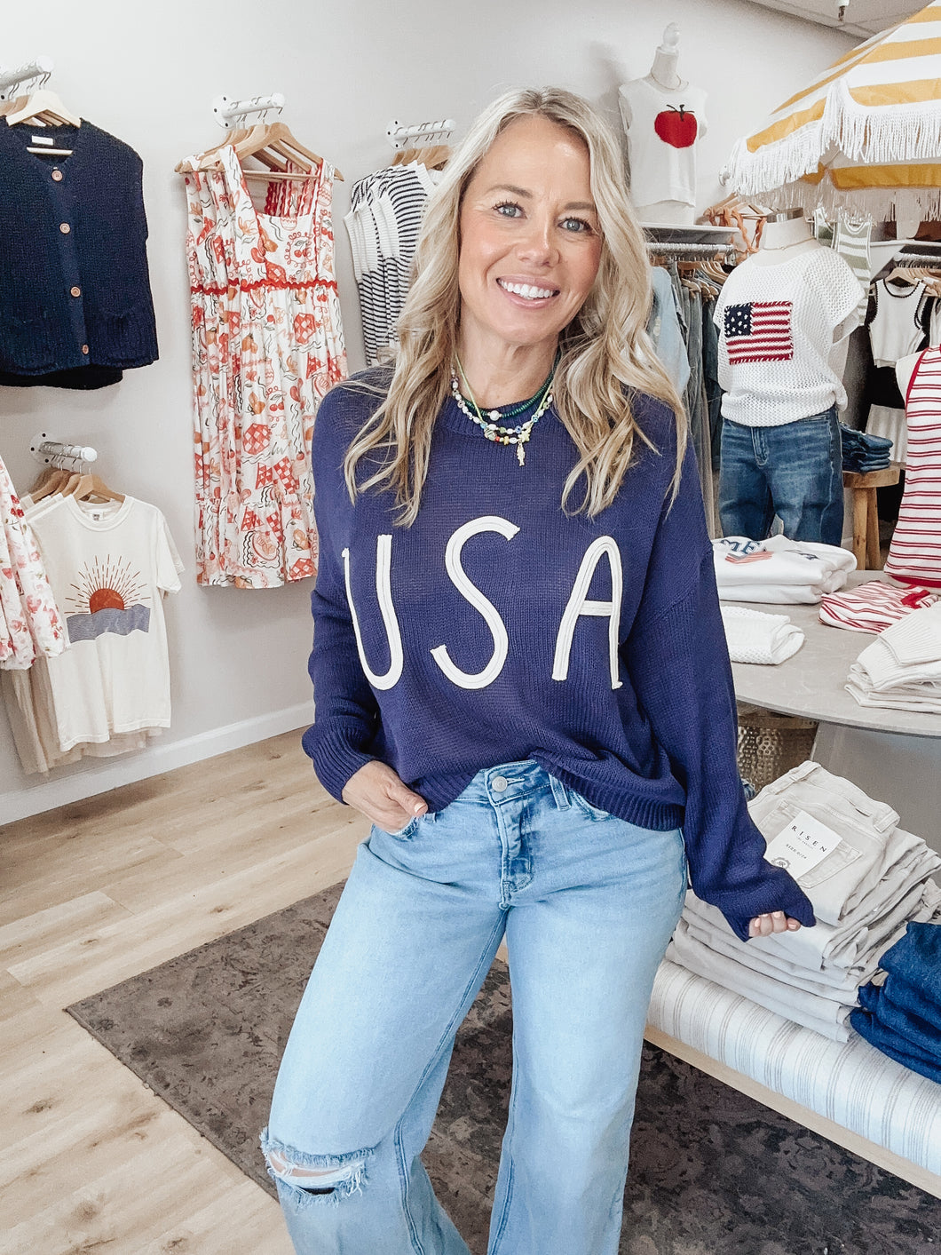 All American Knit Sweater