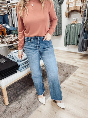 Bella Super High Rise Wide Leg Jeans