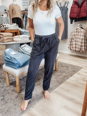 Monterey Tencel Pant - Vintage Black