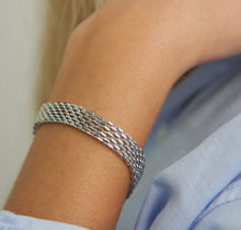 Braided Band Bracelet - Silver