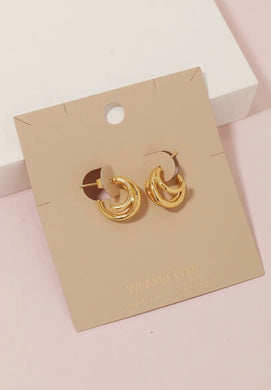 Mini Layered Hoop Earrings