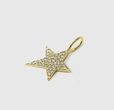 Jazzy Star Charm Bar - Gold