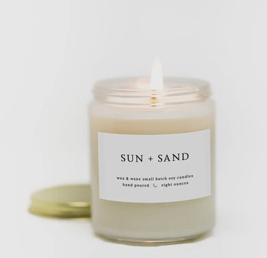 Sun + Sand Soy Wax Candle