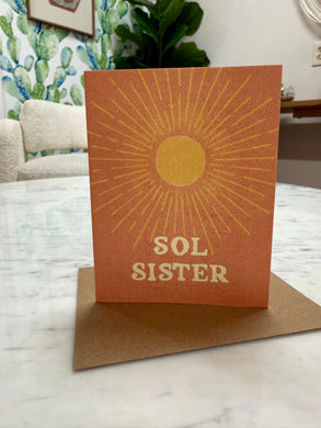 Sol Sister Greeting Card