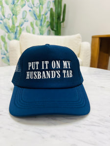 Husband's Tab Trucker Hat - Navy