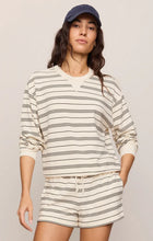 Z SUPPLY Standout Striped Sweatshirt - Cloud