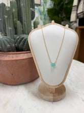 Simple Drop Necklace – Healing Stones- Chalcedony