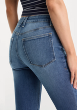 GOOD AMERICAN Soft Tech Good Legs Flare Jeans - Indigo1233
