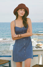 Z SUPPLY Angel Eyes Denim Mini Dress