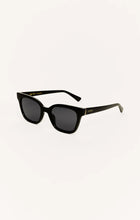 Z SUPPLY High Tide Polished Black Grey Polarized Sunglasses