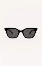 Z SUPPLY High Tide Polished Black Grey Polarized Sunglasses