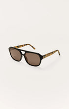 Z SUPPLY After Hour Polarized Sunglasses - Black Tortoise/Brown