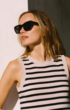 Z SUPPLY Park Ave Black/Grey Taupe Polarized Sunglasses