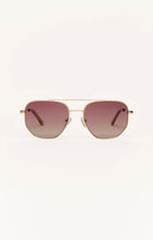 Z SUPPLY Highway Rose Gold Polarized Sunglasses