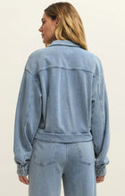 Z SUPPLY Heritage Knit Denim Jacket - Ocean Air Indigo