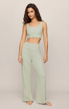 Z SUPPLY Zoe Rib Tank Bra - Aqua Cloud
