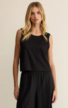 Z SUPPLY Sloane Linen Top - Black