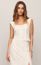 Z SUPPLY Emrie Eyelet Cropped Top