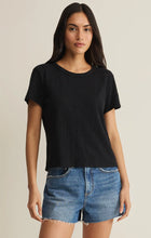 Z SUPPLY Junie Slub Tee - Black