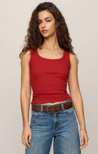 Z SUPPLY Larkin Whipstitch Tank - Chili Pepper