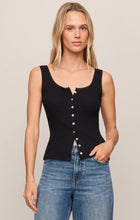 Z SUPPLY Lainey Pointelle Tank - Black