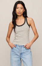 Z SUPPLY Rowe Striped Scoop Tank - Striped Cloud