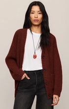 Z SUPPLY Whitmore Oversized Cardigan - Velvet Rouge