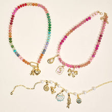 Stone Candy Necklace–Pretty Pinks