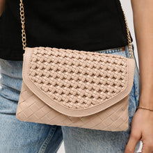 Emma Woven Crossbody - Espresso