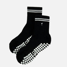 Black Tiny Martini Pilates Grip Socks