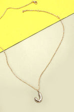 Balloon Bubble Personalized Initial Letter Necklace