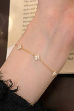 Floral Delicate Bracelet - Silver