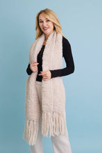 Ultra Soft Boucle Fringe Blanket Scarf - Olive