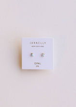 Teardrop - Fire Opal - Gold Earrings