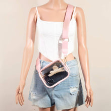 Clear Rectangular Cosmetic Bag - Ivory