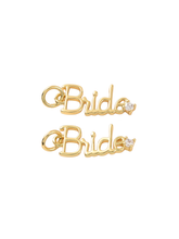 Gold Minimalistic "Bride" Charm Bar