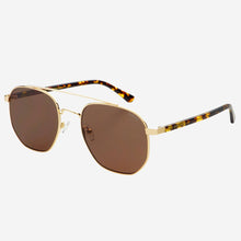 Austin Unisex Sunglasses - Gold / Brown