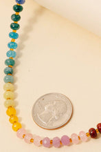 Gradient Stone Beaded Necklace