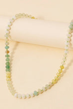 Gradient Stone Beaded Necklace